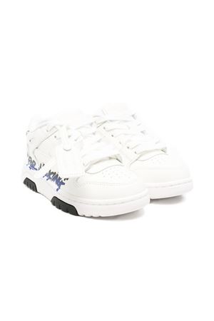 sneakers in pelle bianco OFF WHITE KIDS | OBIA011F25LEA0020149